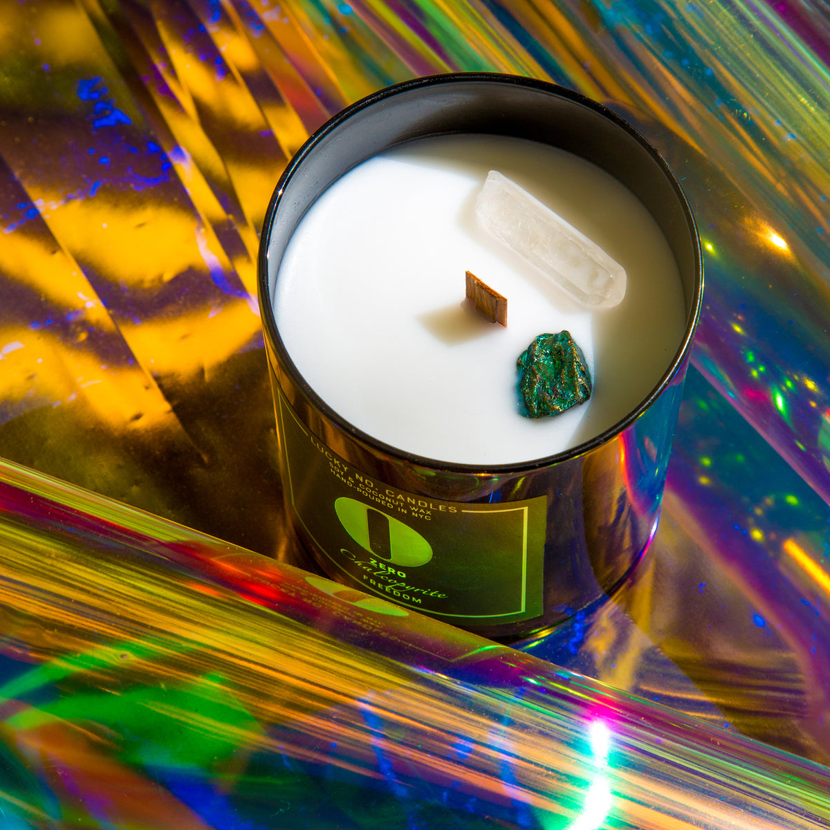 no.0 UNSCENTED Lucky No. Candles